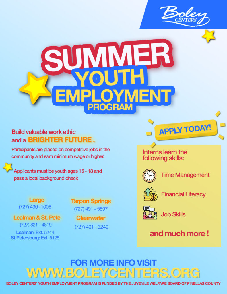Summer Youth Employment Flyer